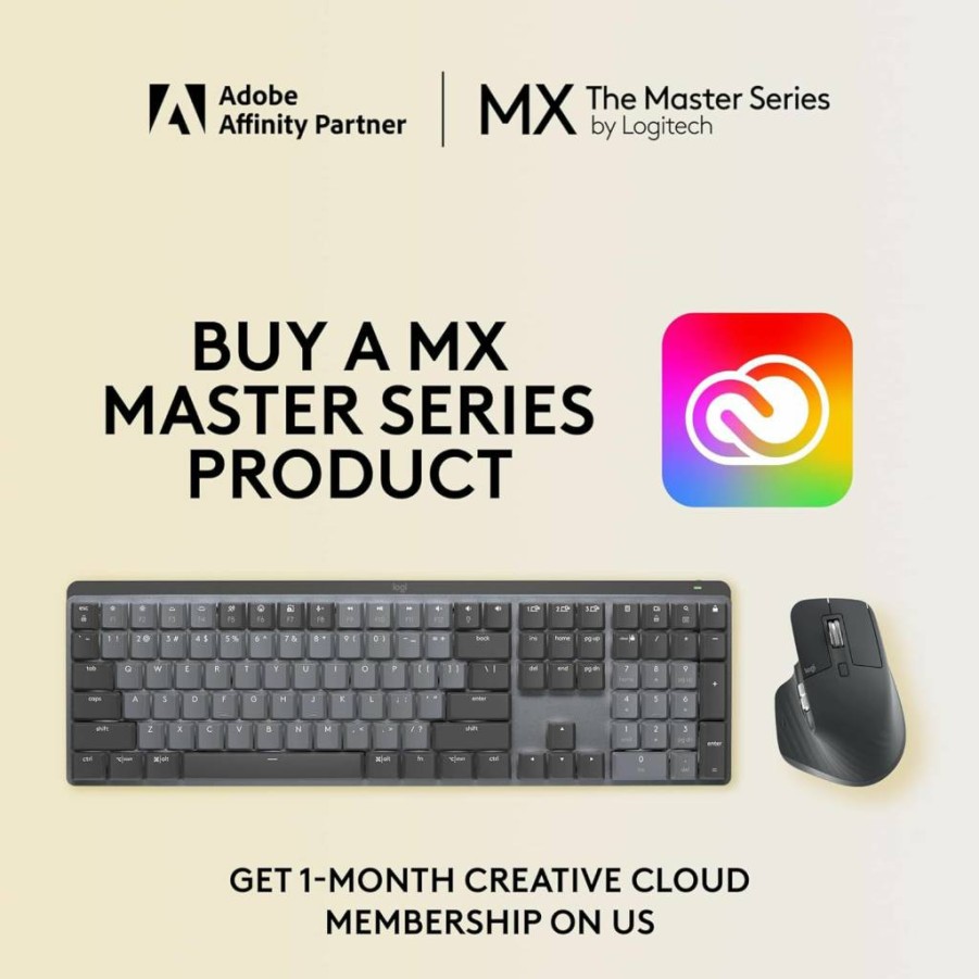 Logitech MX Mechanical Wireless Keyboard with Backlit Keys, Linear Switches, Bluetooth/USB-C Connectivity for MacOS, Windows, Linux, iOS, Android