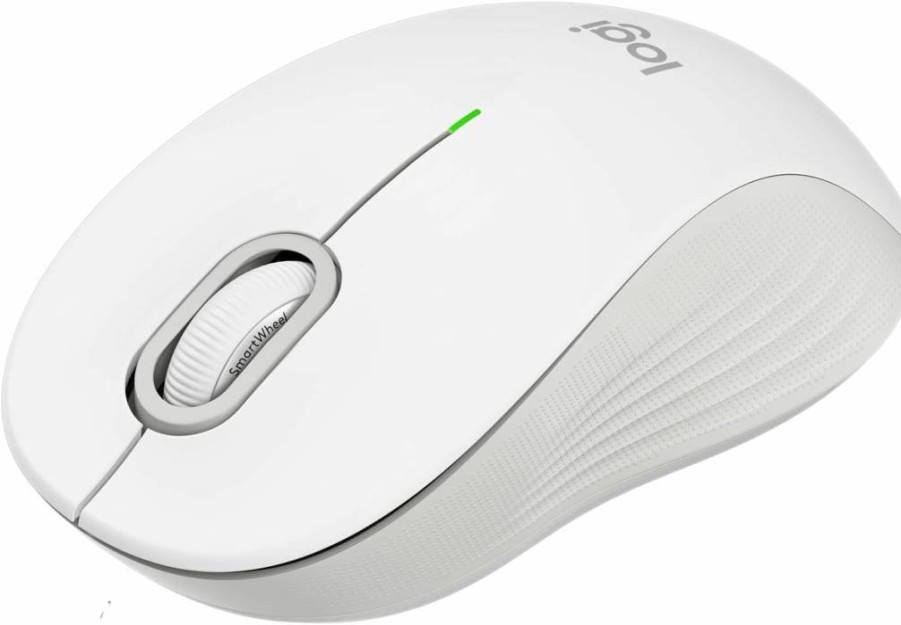 Logitech M550 Wireless Bluetooth Mouse - Silent Click, 2-Year Battery Life, Customizable Buttons, Multi-Device Compatible for Small/Medium Hands - Black
