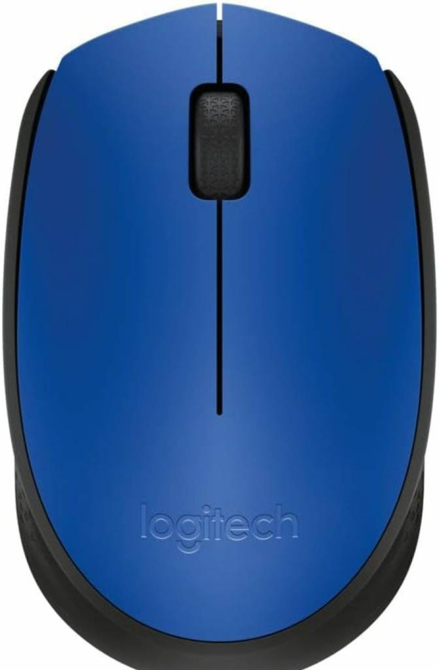 Logitech M170 Wireless Optical Mouse - 2.4GHz USB Receiver, 12-Month Battery, Ambidextrous Design, Compatible with PC Mac Laptop, Off-White