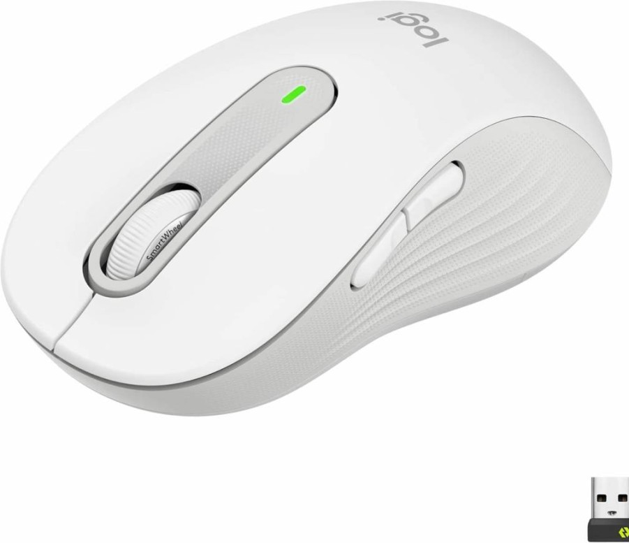 Logitech M650 Wireless Silent Mouse for Small Hands - Bluetooth, 2-Year Battery, Customizable Buttons, Compatible with PC/Mac/Chromebook (Rose, Right-Handed)