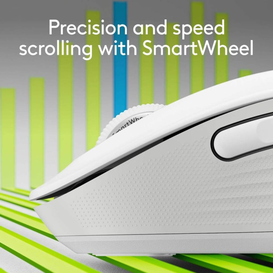 Logitech M650 Wireless Silent Mouse for Small Hands - Bluetooth, 2-Year Battery, Customizable Buttons, Compatible with PC/Mac/Chromebook (Rose, Right-Handed)