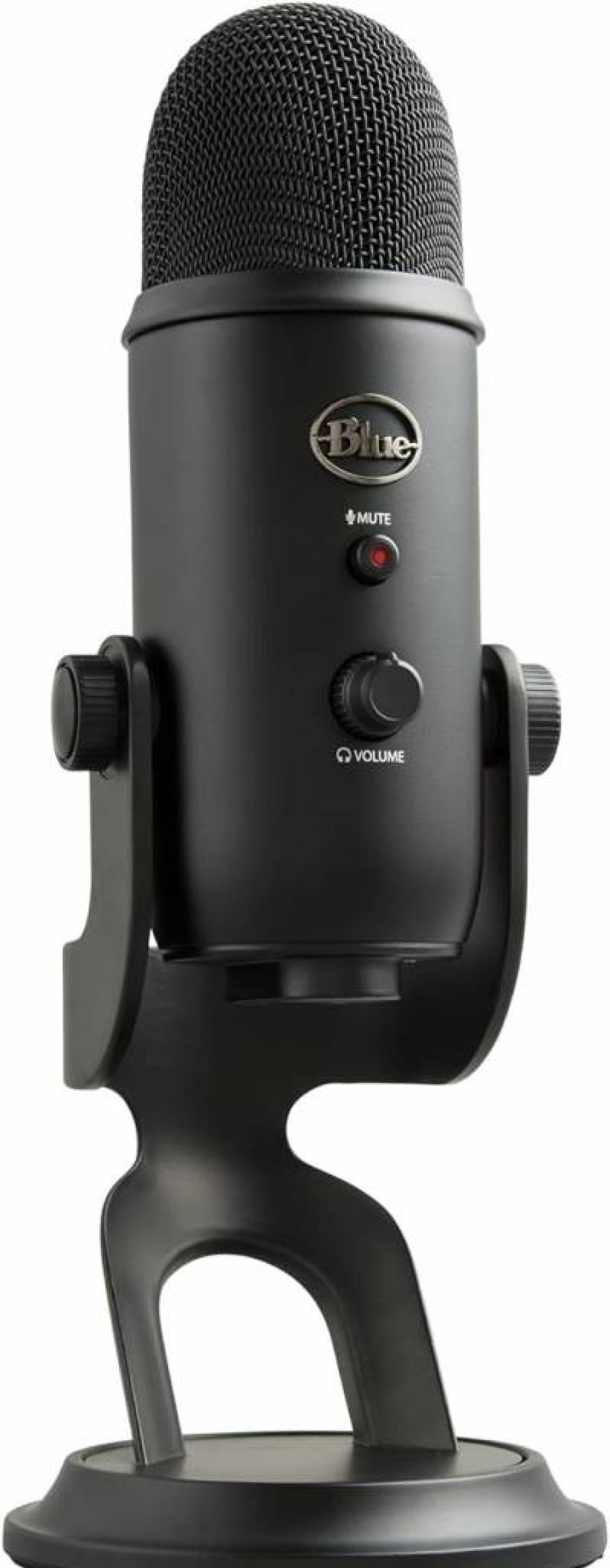 Logitech for Creators Blue Yeti USB Microphone - Professional Studio Quality Sound for Gaming, Streaming, Podcasting, YouTube, Discord & PC, Plug & Play, Silver