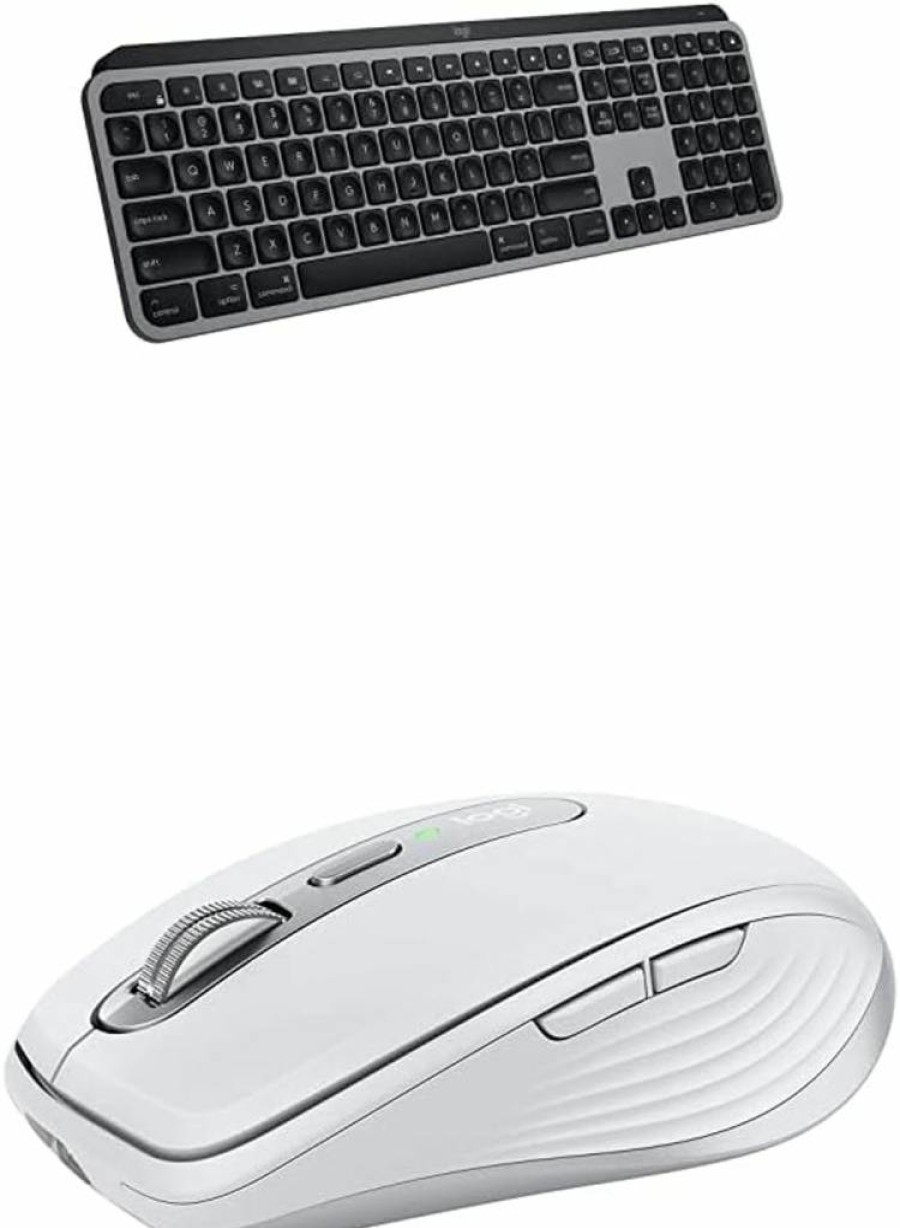 Logitech MX Keys Advanced Wireless Keyboard for Mac - Backlit Bluetooth USB-C Keyboard Compatible with MacBook Pro/Air, iMac, iPad, Durable Metal Build
