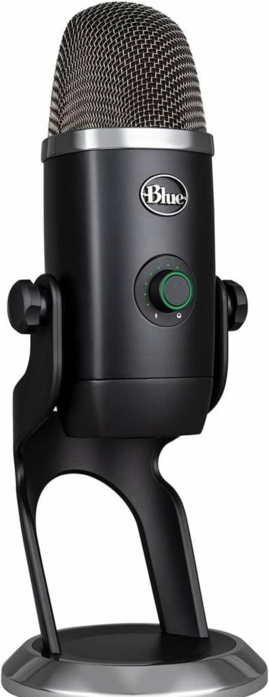 Logitech for Creators Blue Yeti X USB Microphone - Professional Studio Quality Sound for Gaming, Streaming, Podcasting, PC & Mac, 4 Polar Patterns, Plug & Play, Black