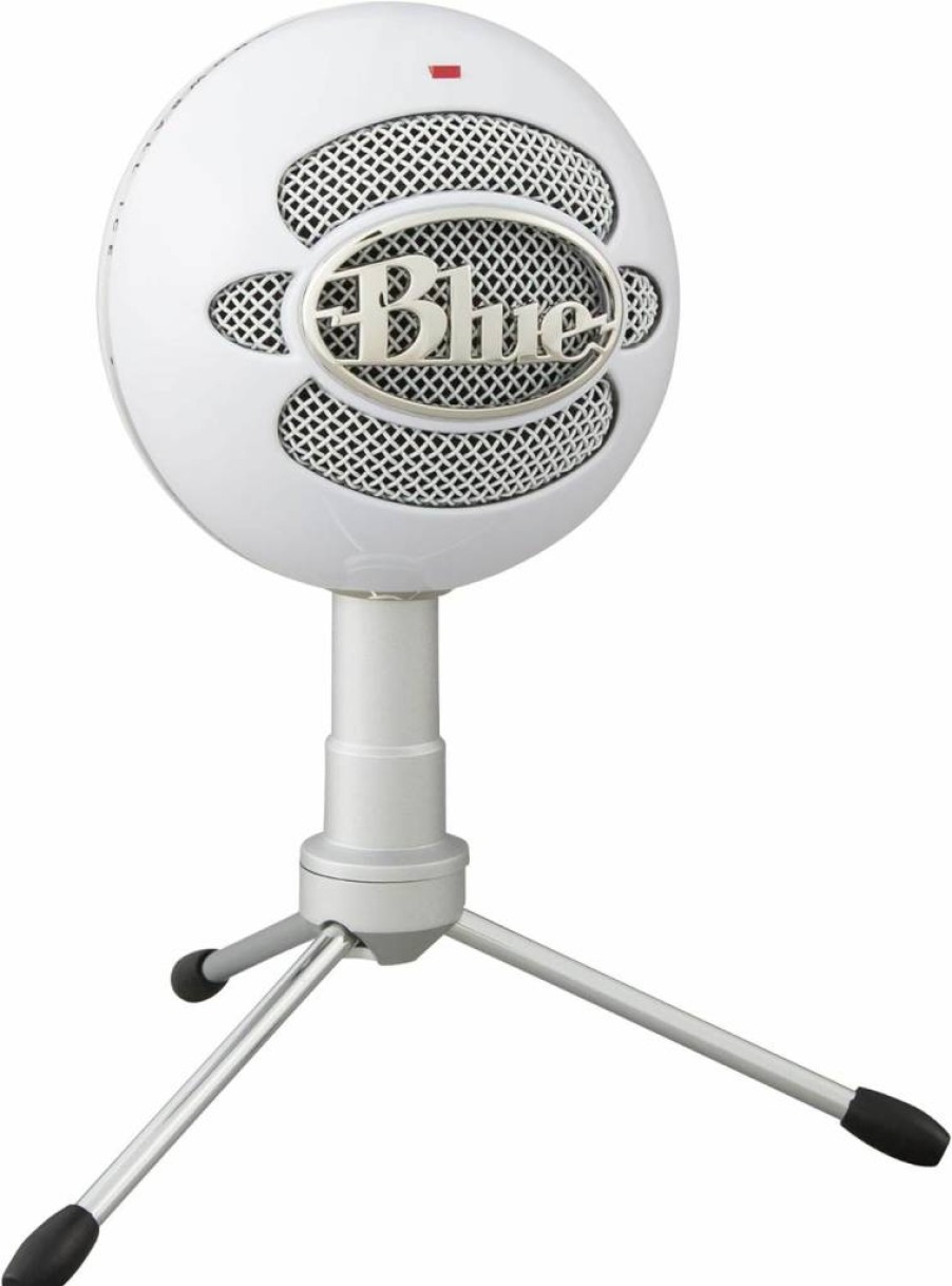 Logitech for Creators Blue Snowball Ice USB Microphone - Plug & Play for PC & Mac, Gaming, Streaming, Podcasting, YouTube, Twitch, Discord - White